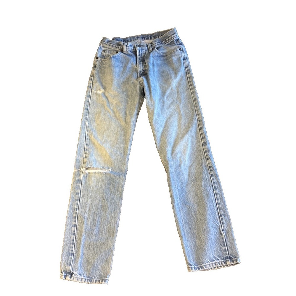 VTG Liz Claiborne Women's Jeans 32 Reg Light Blue USA Straight Leg 90s Grunge
